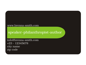 Business Card Design by Utami for this project | Design: #267487