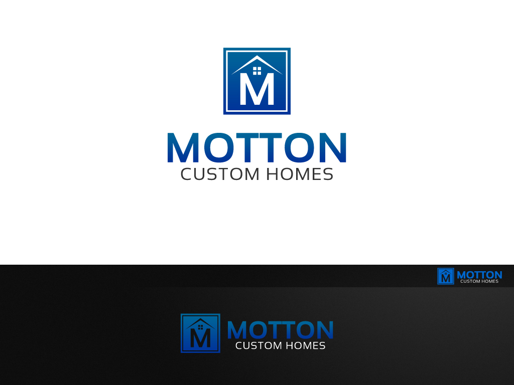Diseño de Logo por JohnM. para Motton Custom Homes | Diseño #1460934