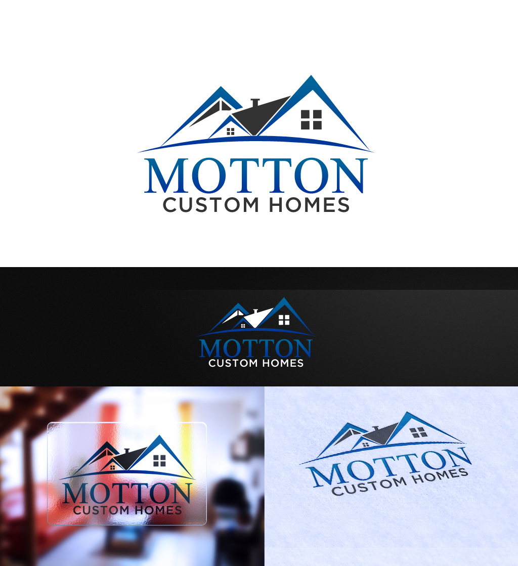 Diseño de Logo por JohnM. para Motton Custom Homes | Diseño #1491894