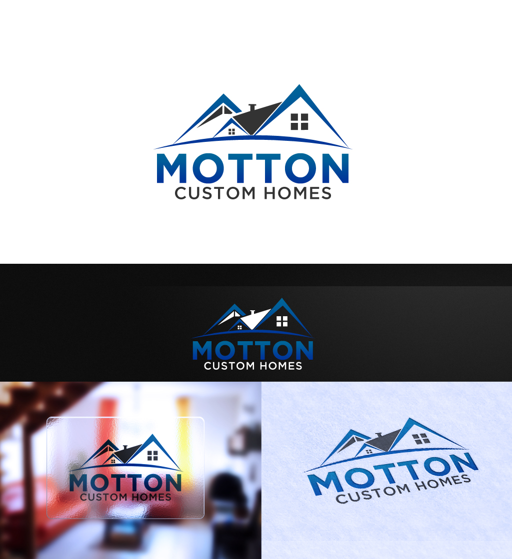 Diseño de Logo por JohnM. para Motton Custom Homes | Diseño #1491897