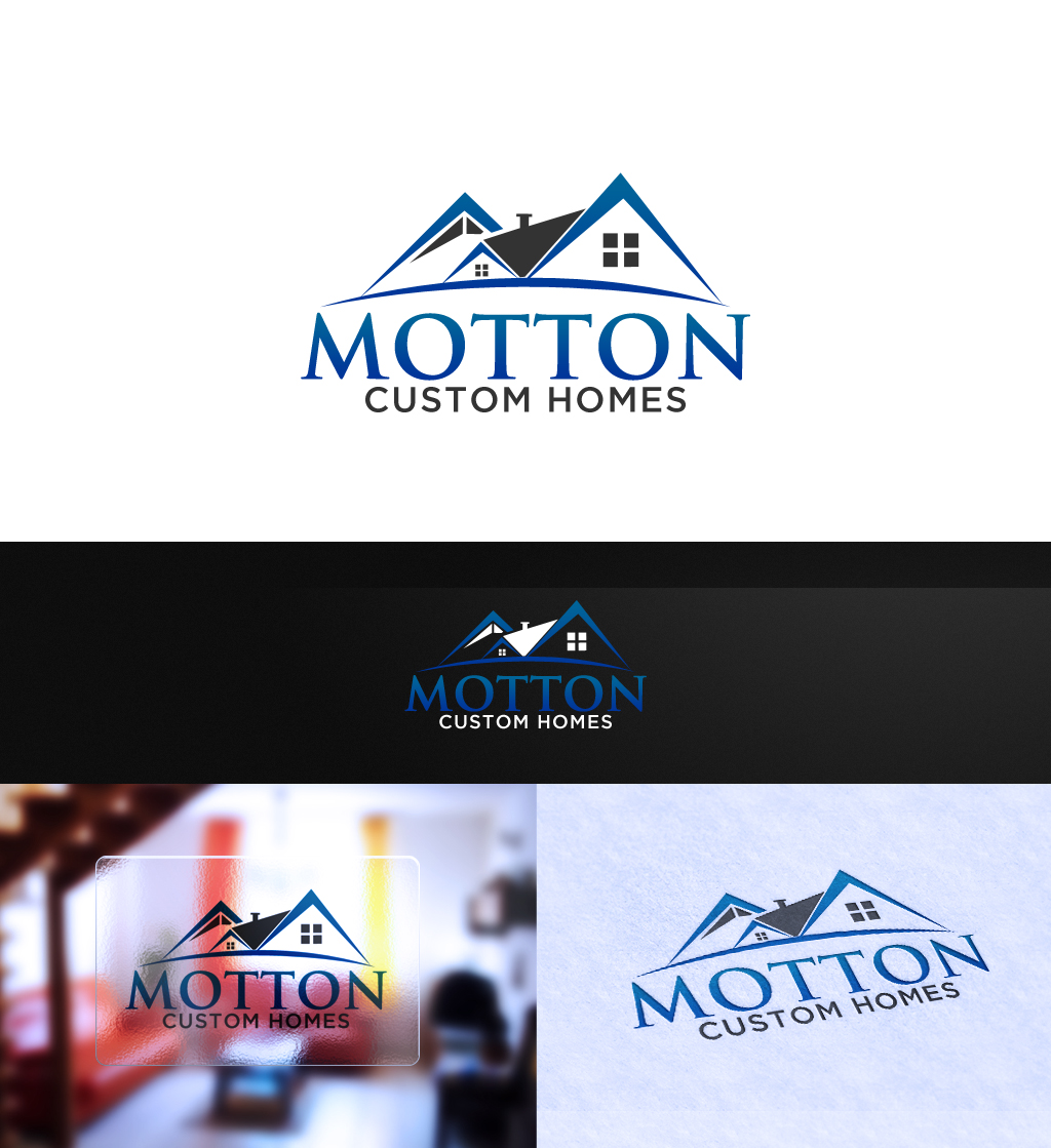 Diseño de Logo por JohnM. para Motton Custom Homes | Diseño #1491902
