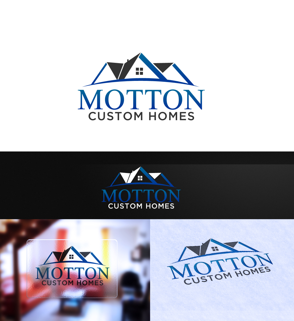 Diseño de Logo por JohnM. para Motton Custom Homes | Diseño #1497489