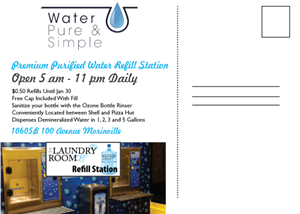 Diseño de Postal por Icezickle para Water Pure & Simple | Diseño: #5226321