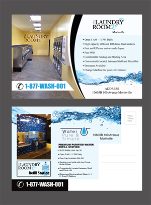 Diseño de Postal por NatPearlDesigns para Water Pure & Simple | Diseño: #5220848
