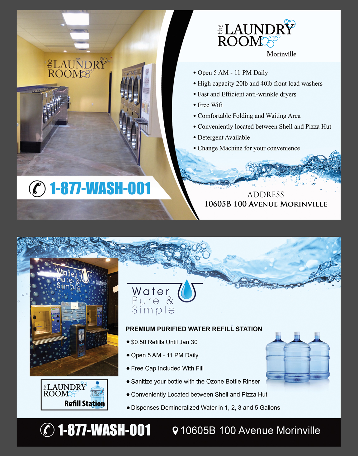 Design de Carte Postale par NatPearlDesigns pour Water Pure & Simple | Design #5314349