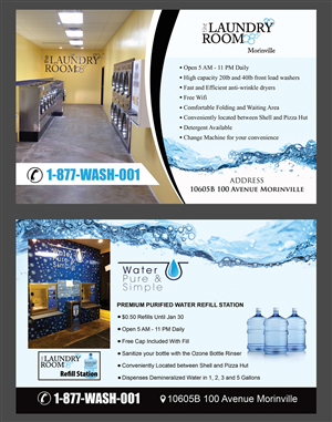 Diseño de Postal por NatPearlDesigns para Water Pure & Simple | Diseño: #5314349