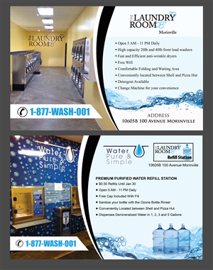 Diseño de Postal por NatPearlDesigns para Water Pure & Simple | Diseño: #5322415