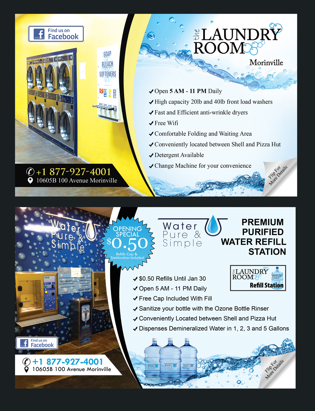 Diseño de Postal por NatPearlDesigns para Water Pure & Simple | Diseño #5345811
