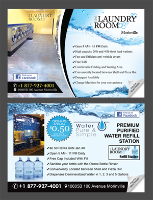 Diseño de Postal por NatPearlDesigns para Water Pure & Simple | Diseño: #5347324