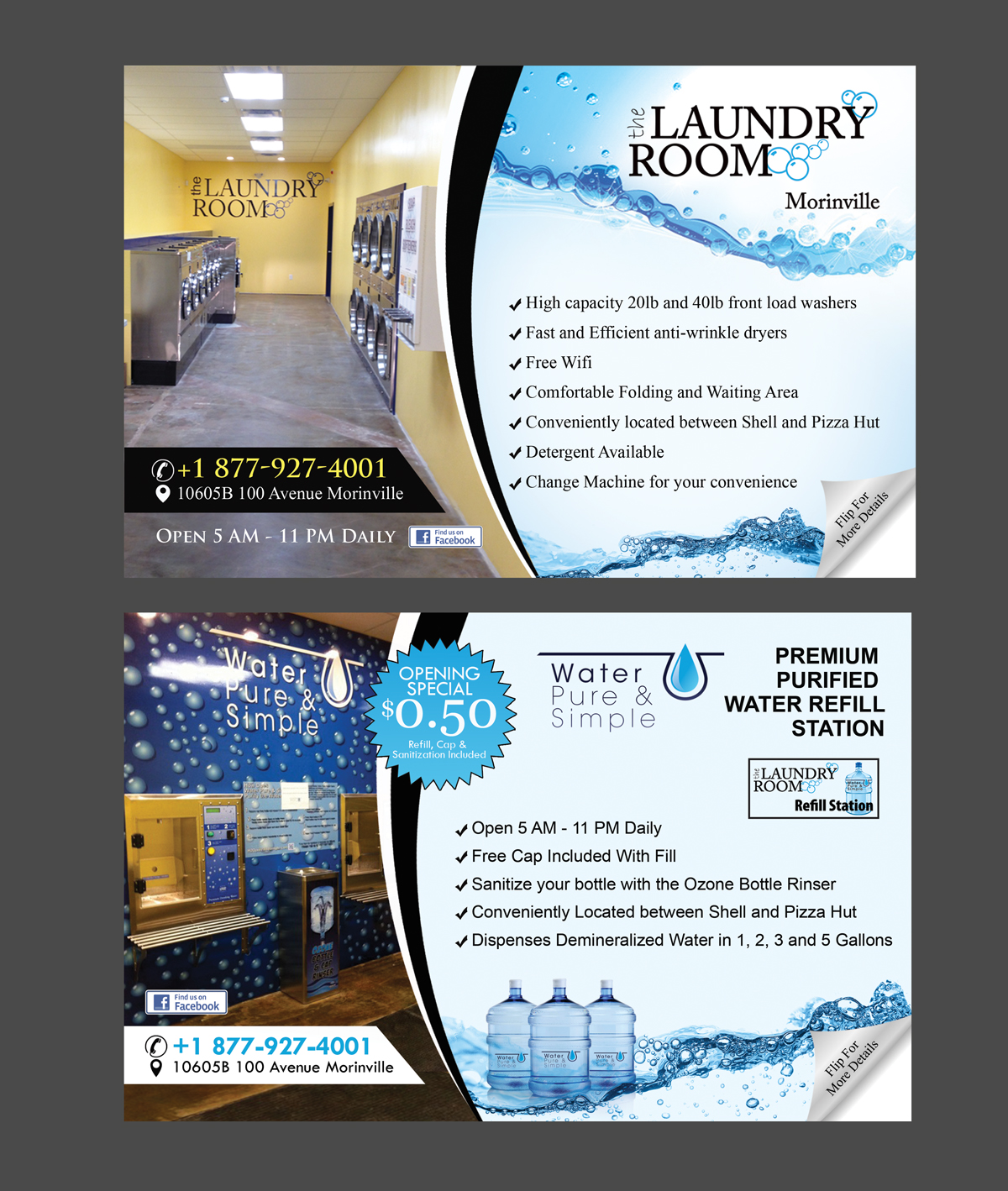 Design de Carte Postale par NatPearlDesigns pour Water Pure & Simple | Design #5357648