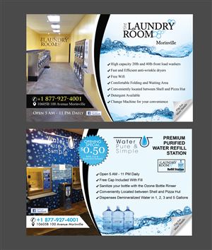 Diseño de Postal por NatPearlDesigns para Water Pure & Simple | Diseño: #5357675