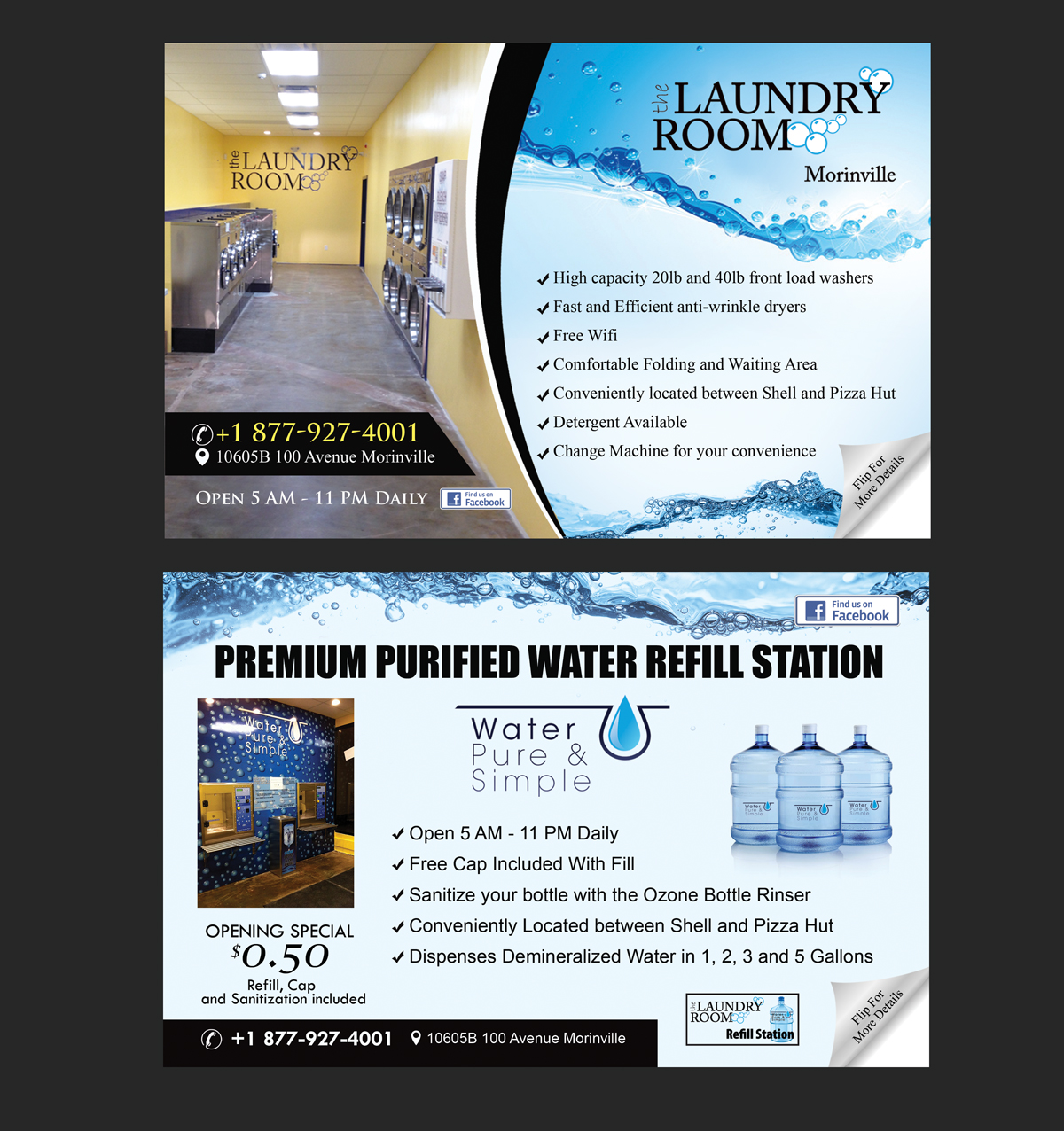 Diseño de Postal por NatPearlDesigns para Water Pure & Simple | Diseño #5362382