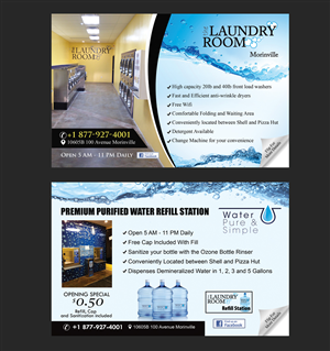 Diseño de Postal por NatPearlDesigns para Water Pure & Simple | Diseño: #5362441