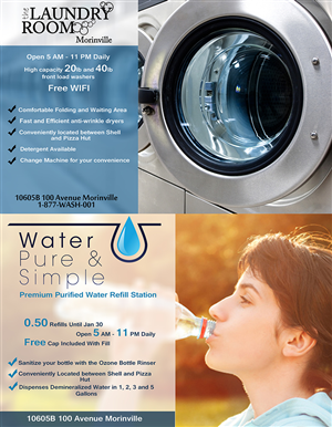 Postcard Design by A.MAHER for Water Pure & Simple | Design #5218540