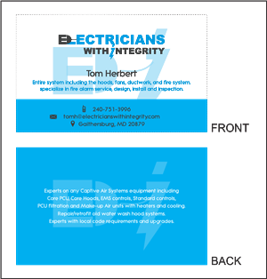 Business Card Design by Tahneit Khan