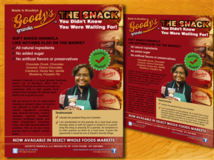 Flyer Design by Yegeta for Goodys Granola | Design #5255590