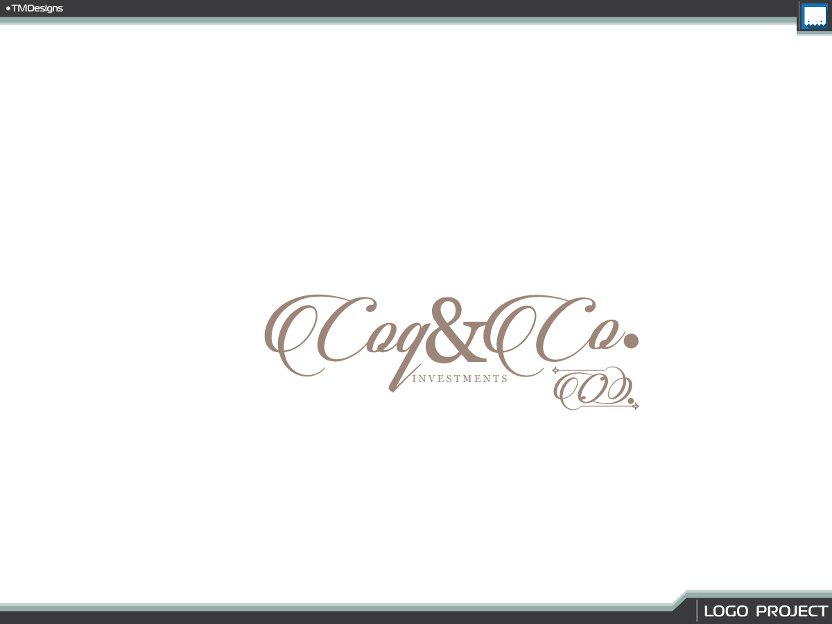 Logo Design by ARTMD for Coq & Co., Ltd. | Design #5204981