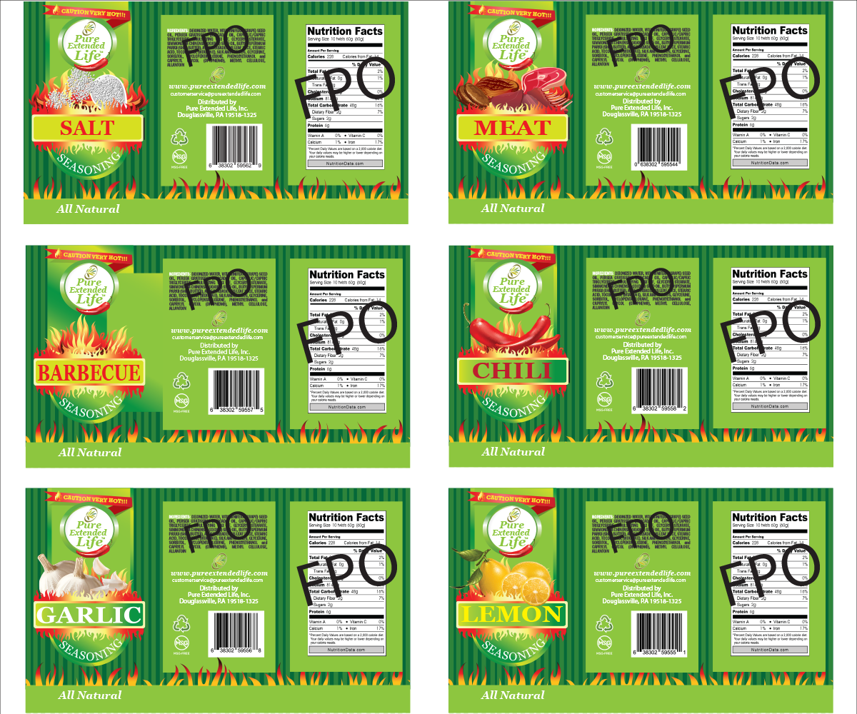 Label Design by Soula Vetter for Pure Extended Life | Design #5541964