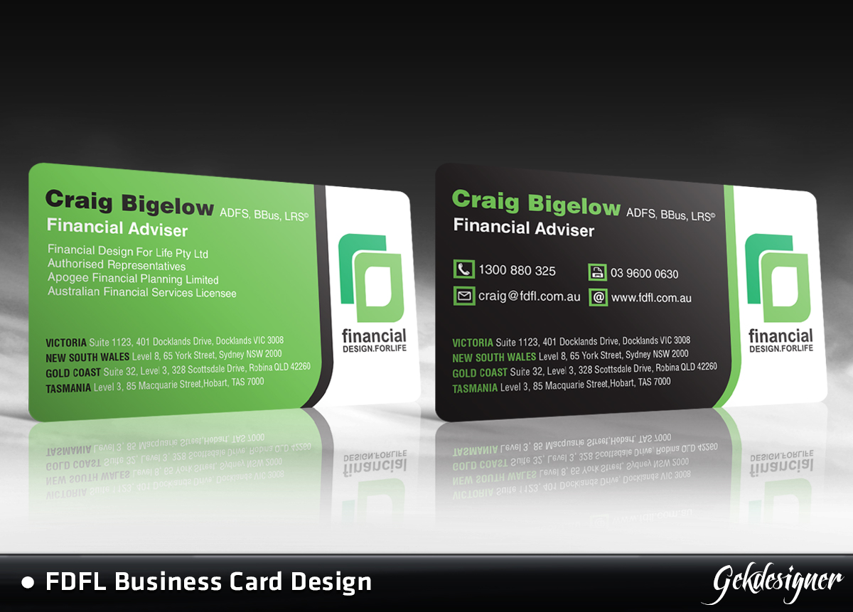 Business Card Design by gekgrfx for this project | Design #1479519