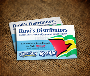 Capri Sun Business card Design | Visitenkarten-Design von Nelsur