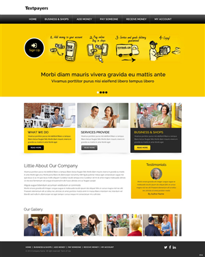 Web Design by pb for this project | Design #5215585