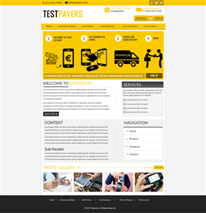 3 pages for Textpayers.com (design required, not ecommerce coding) | Web Design by Sbss