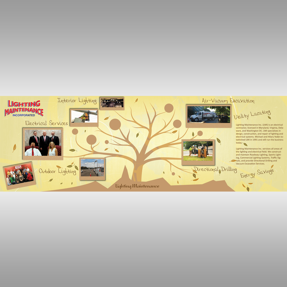 Poster-Design von nizamdeen für Lighting Maintenance Inc | Design #5399094