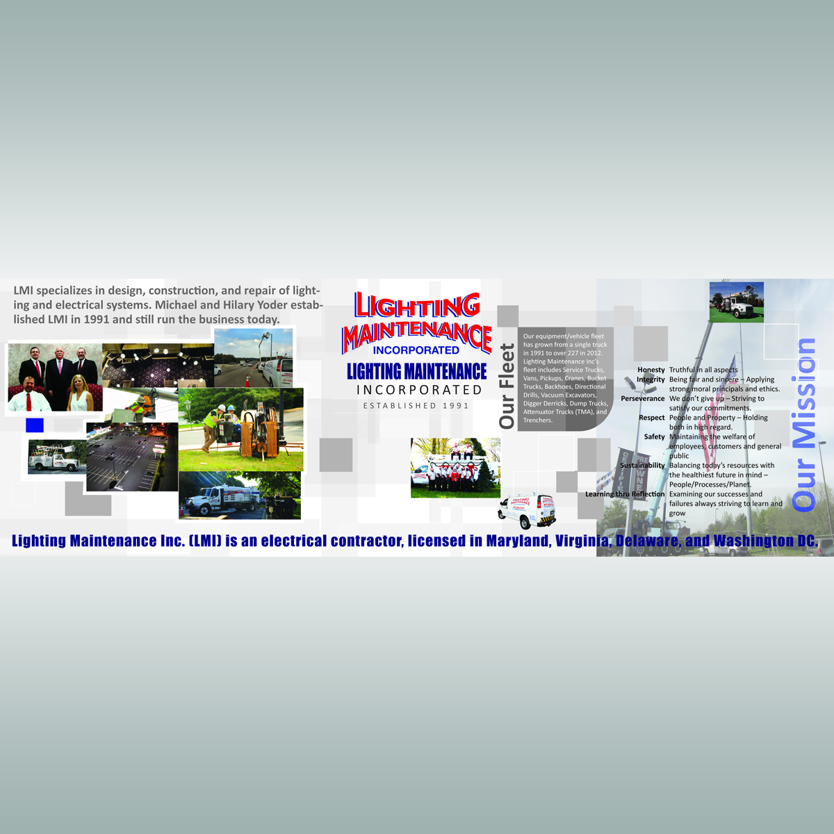 Poster-Design von nizamdeen für Lighting Maintenance Inc | Design #5410522