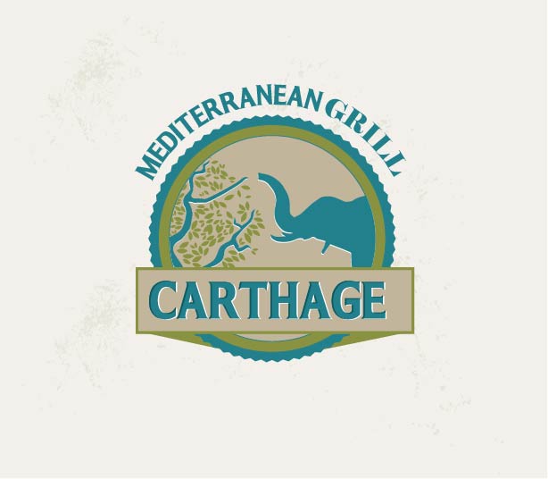 Logo Design by uniquetarget for Carthage Mediterranean Grill | Design #5203624