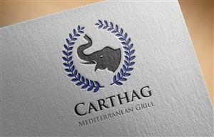 Logo Design by el. for Carthage Mediterranean Grill | Design: #5223379