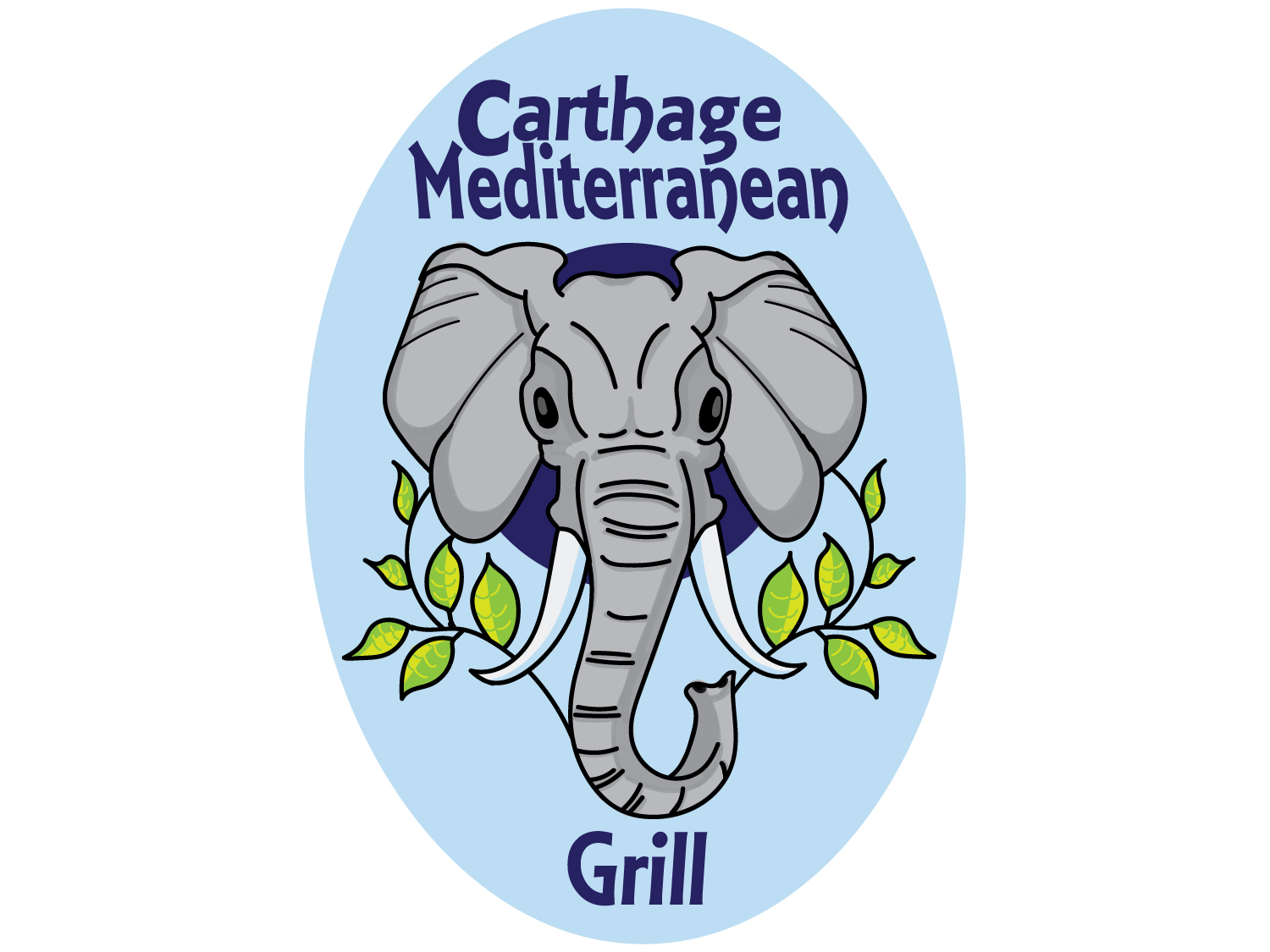 Logo Design by Durkzee for Carthage Mediterranean Grill | Design #5225864