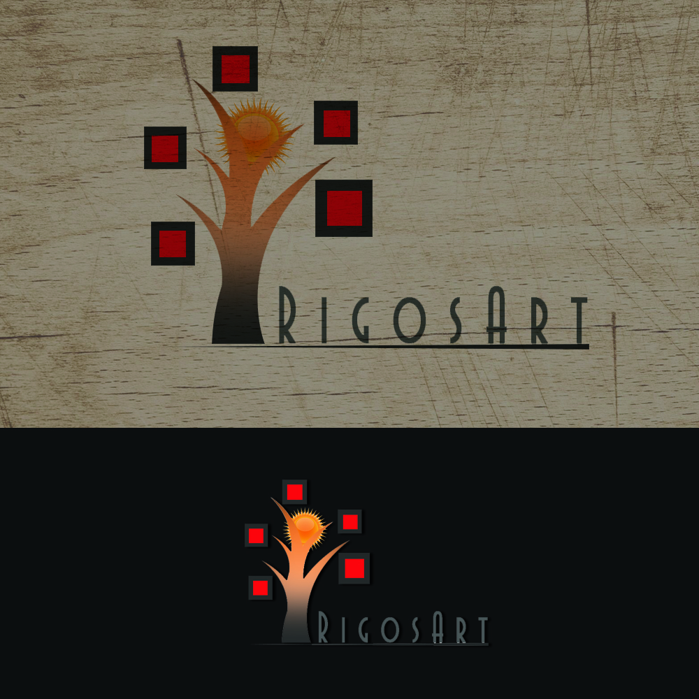 Logo Design by softvitals for RigosArt | Design #5261124