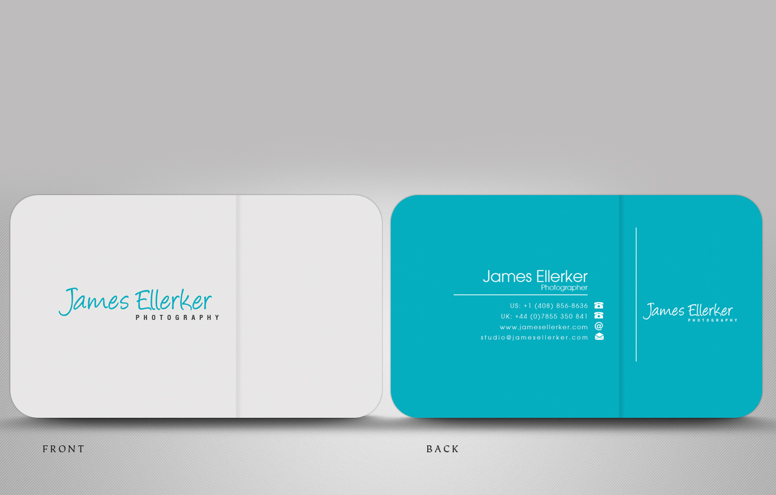 Business Card Design by disign for James Ellerker Photography | Design #261989