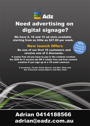 Poster Design by Lou Sharp for this project | Design #1460266