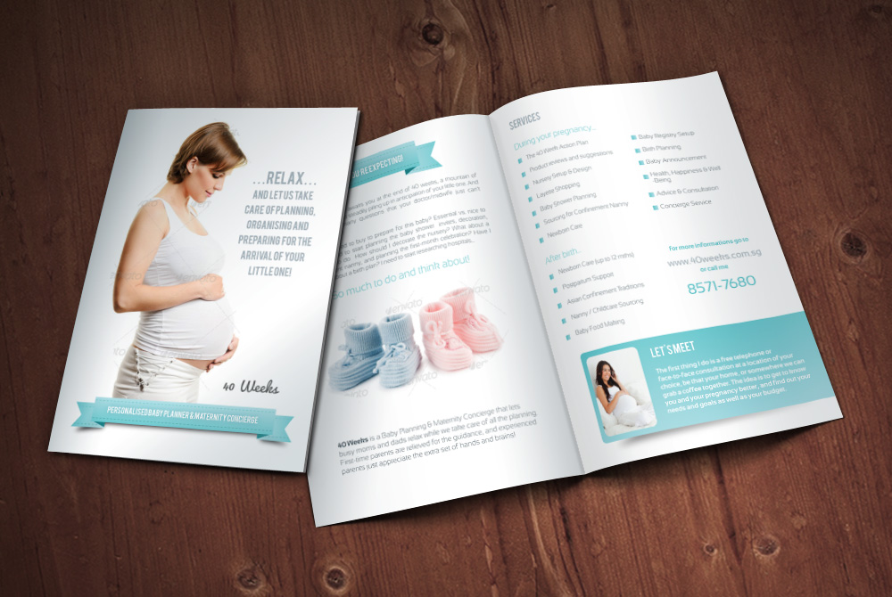 Design de Brochure par MNM pour 40 Weeks | Design #1465869