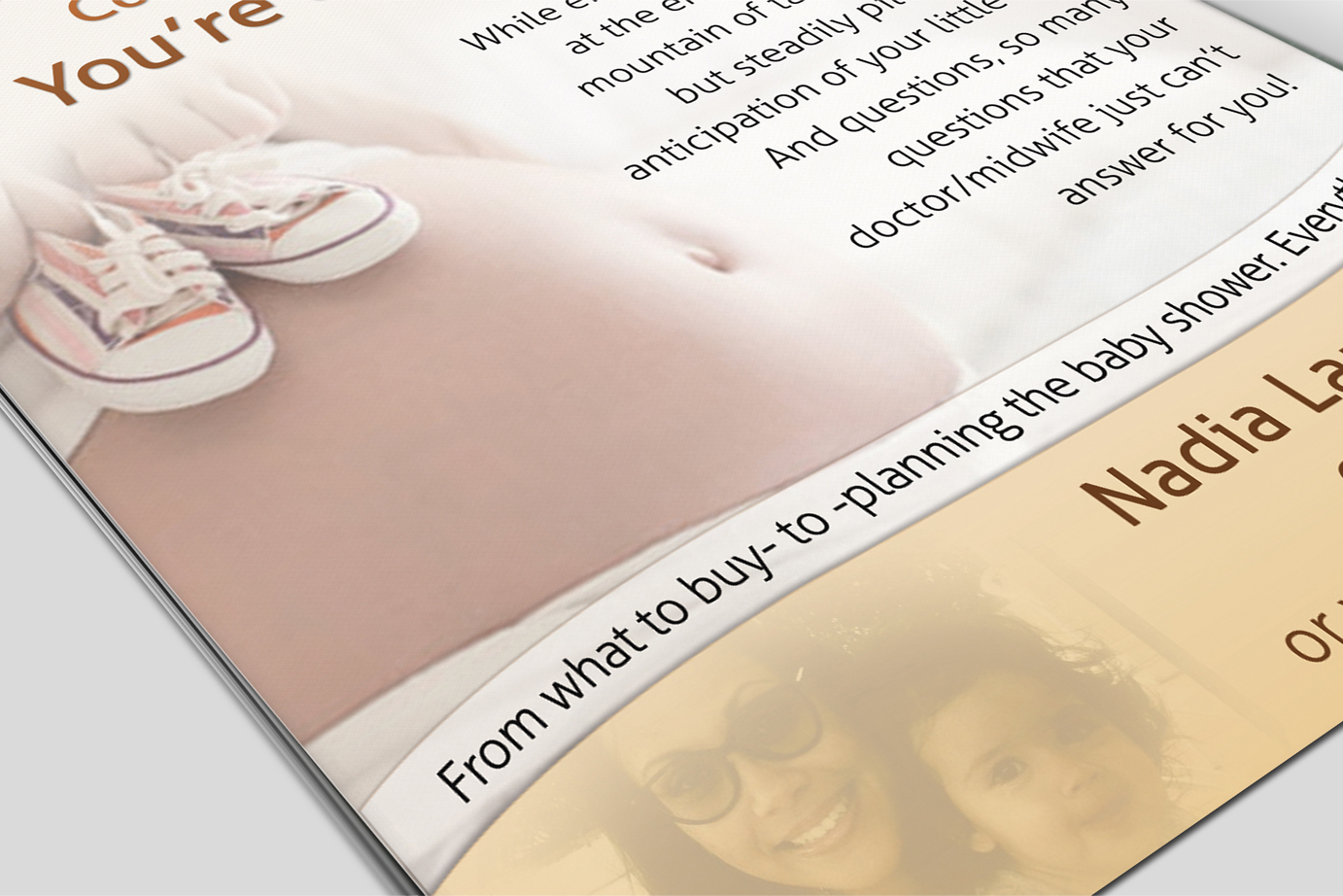 Broschüren-Design von Creative Chamber für 40 Weeks | Design #1472454