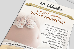 Design de Brochure par Creative Chamber pour 40 Weeks | Design #1472457