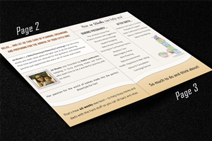 Broschüren-Design von Creative Chamber für 40 Weeks | Design: #1472471