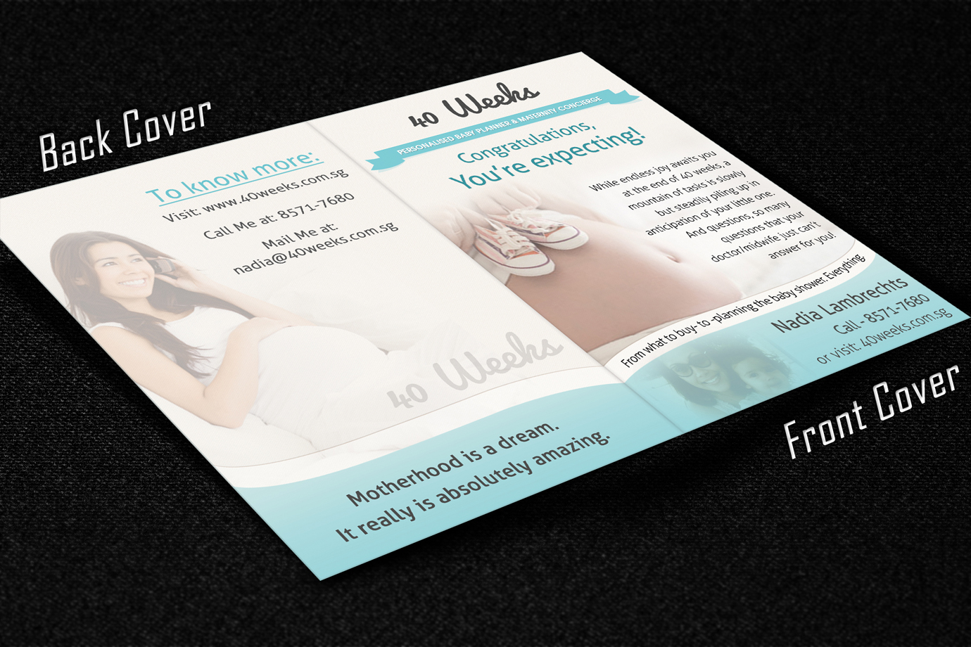 Broschüren-Design von Creative Chamber für 40 Weeks | Design #1472475