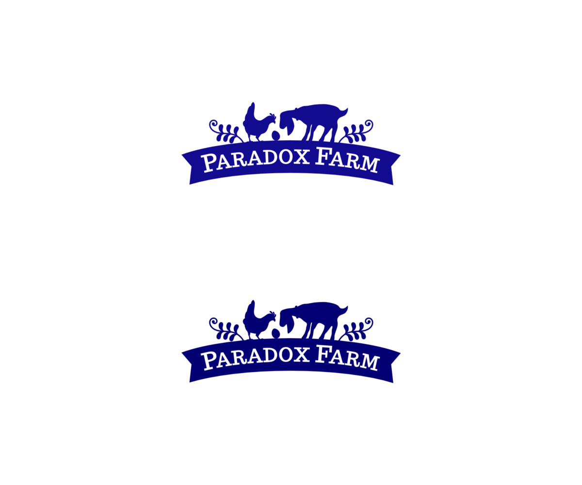 Diseño de Logo por T. Woof para Paradox farm creamery | Diseño #5266228
