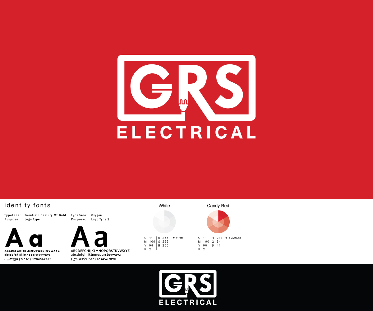 Logo Design by 121Design for GRS electrical | Design #5210393