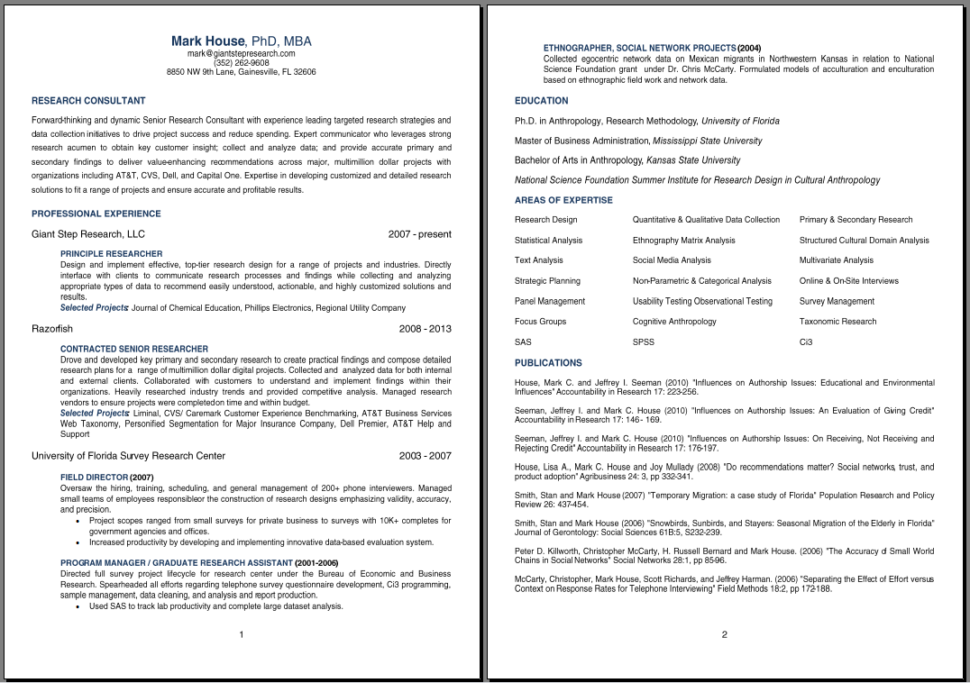 Resume Design by TaVinci for this project | Design #1489145