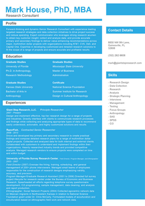 Resume Design by JessicaD for this project | Design: #1457033