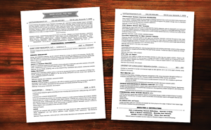 Design de CV par Márk Juhász pour ce projet | Design #1487054