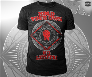 Hold Your Own Strength & Conditioning Gym Brand  | T-shirt Design by Aurelio III
