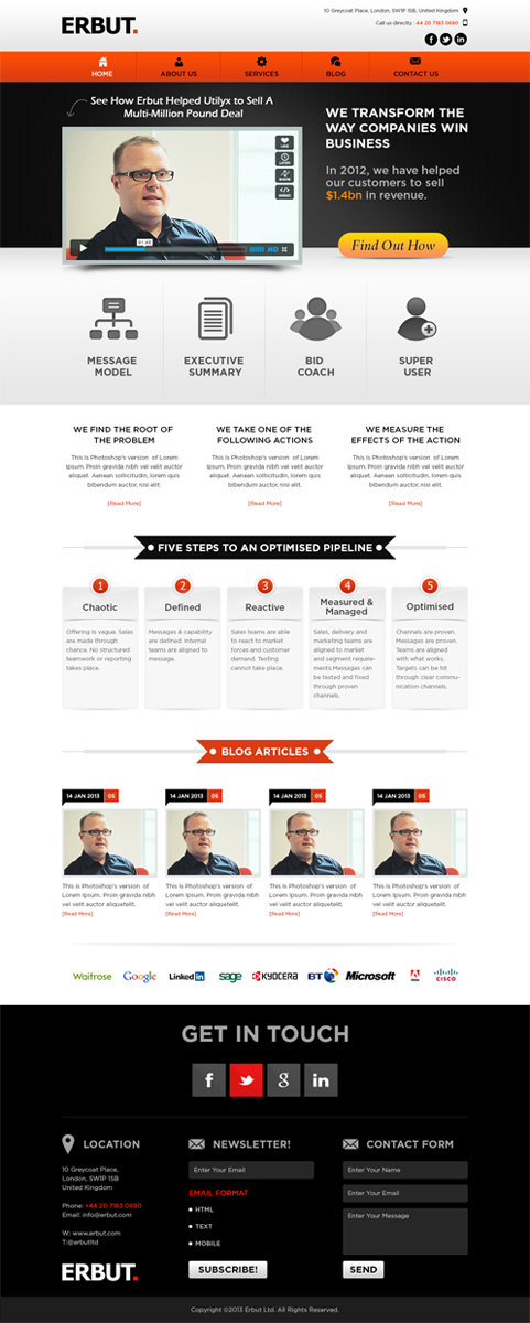 Wordpress Design by Mayank Patel for this project | Design #1463479