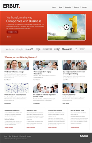 Wordpress Design by pb for this project | Design: #1472818