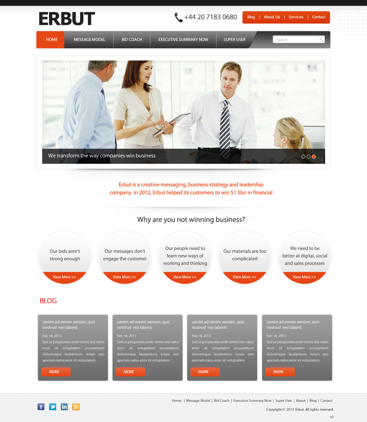 Wordpress Design by pb for this project | Design #1478589