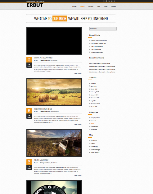Wordpress Design by schk for this project | Design #1468350