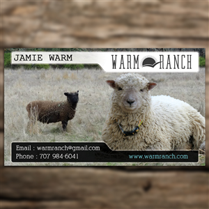 Sheep ranch business card design | Visitenkarten-Design von Sandaruwan